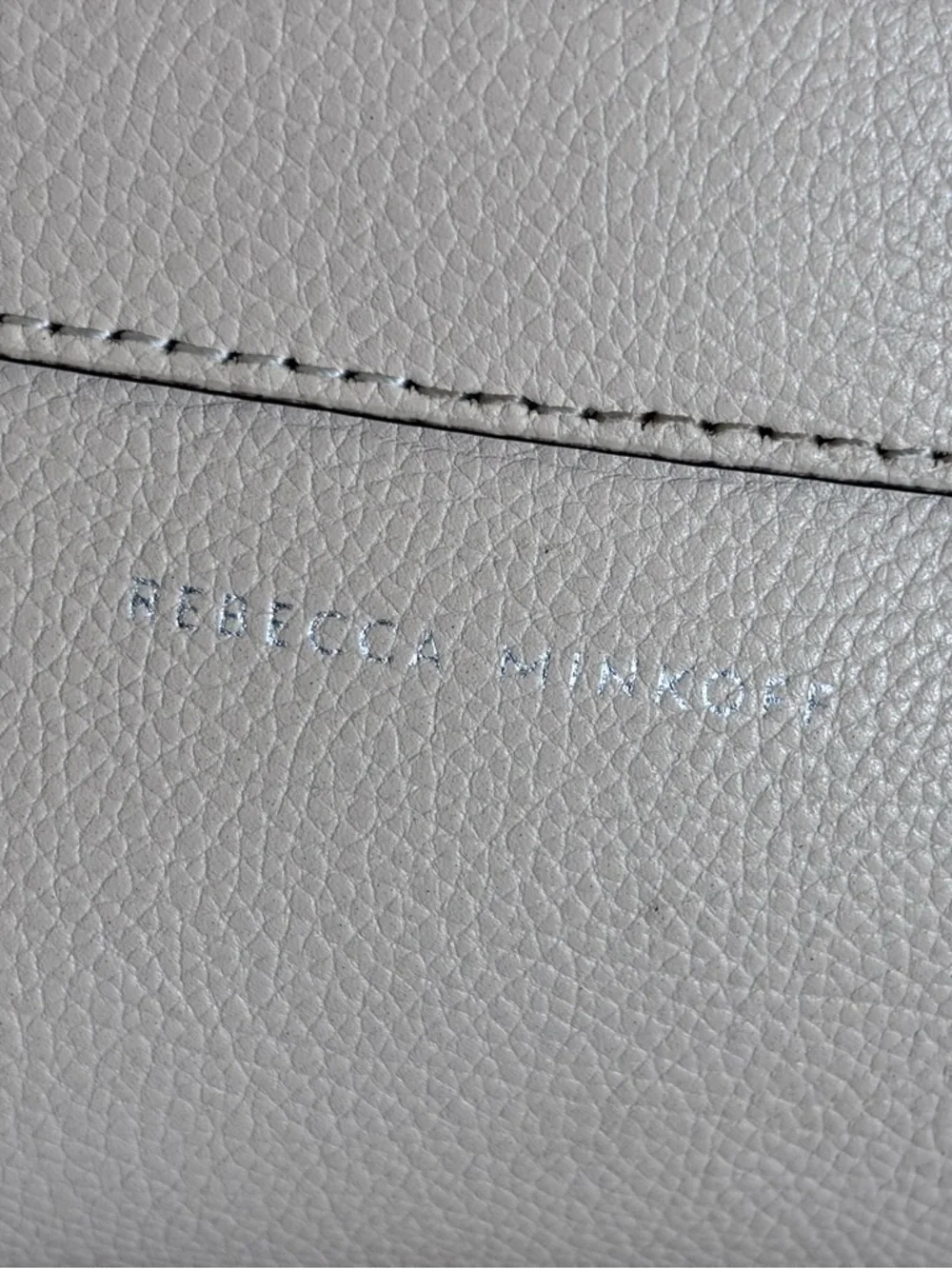 Rebecca Minkoff Stella North South Leather Tote Bag - Ivory / Cream